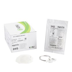Subcutaneous Infusion Set Clear-view™ Sub-q 24 Gauge 6 Inch Tubing - Behope