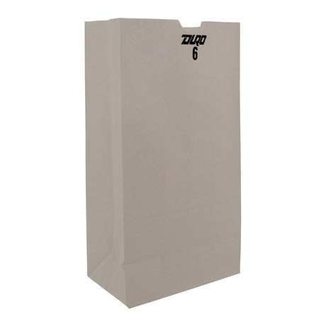 Grocery Bag Duro® White Virgin Paper #6 - BeHope