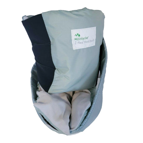 Heel Protection Boot Molnlycke® Z-Flex™ Standard Size Black / Gray - BeHope