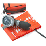 Reusable Aneroid / Stethoscope Set Pro's Combo I™ 23 to 33 cm Adult Cuff Dual Head Sprague Stethoscope Palm Aneroid - BeHope