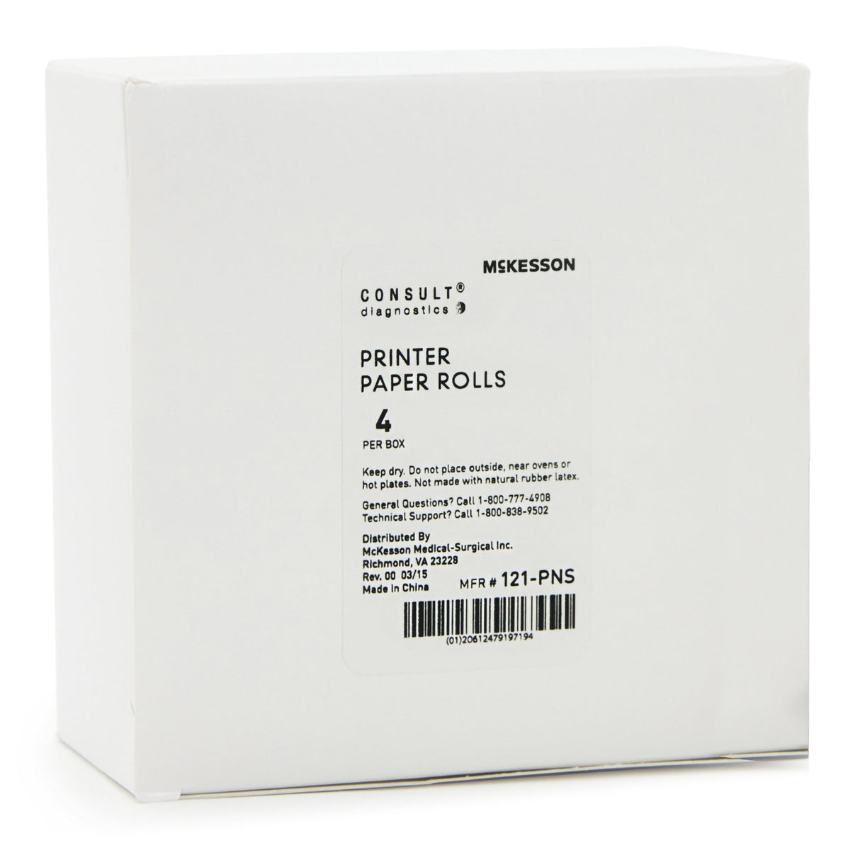 Printer Paper Rolls McKesson Consult™ McKesson 120 or McKesson Consult™ U120 Ultra Urine Analyzer - BeHope