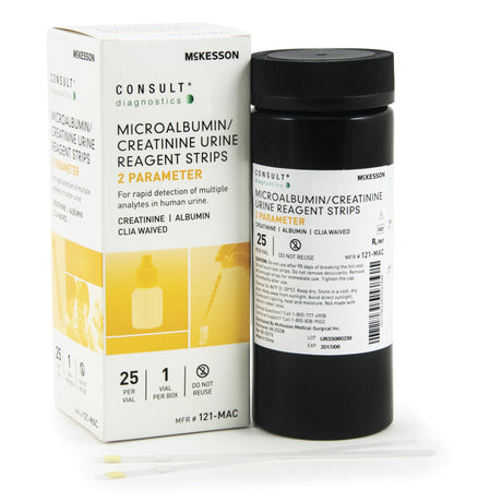 Urinalysis Reagent McKesson Consult™ Albumin, Creatinine For McKesson CONSULT 120 Ultra Urine Analyzer (MFR # 121-120) - BeHope