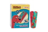 Adhesive Strip Stat StripÂ® Plastic Kid Design (Clifford the Big Red Dog) 3/4 X 3 Inch Sterile - BeHope