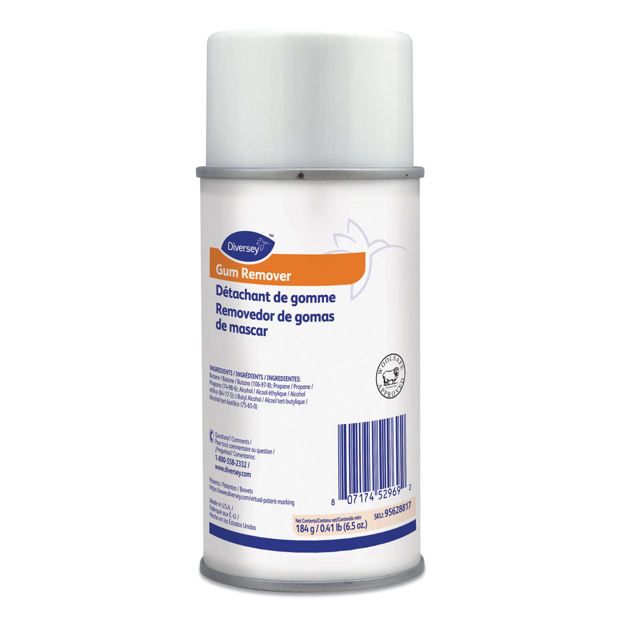 Chewing Gum Remover Diversey™ Aerosol Spray Residue Free - BeHope