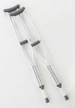Underarm Crutches Adult 5 Foot 2 Inch to 5 Foot 10 Inch User Height Aluminum Frame 300 lbs. Weight Capacity - BeHope