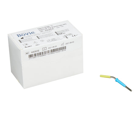 Blade Electrode Derm-Elite® Stainless Steel NonSterile Blunt Angled Blade Tip Disposable - BeHope