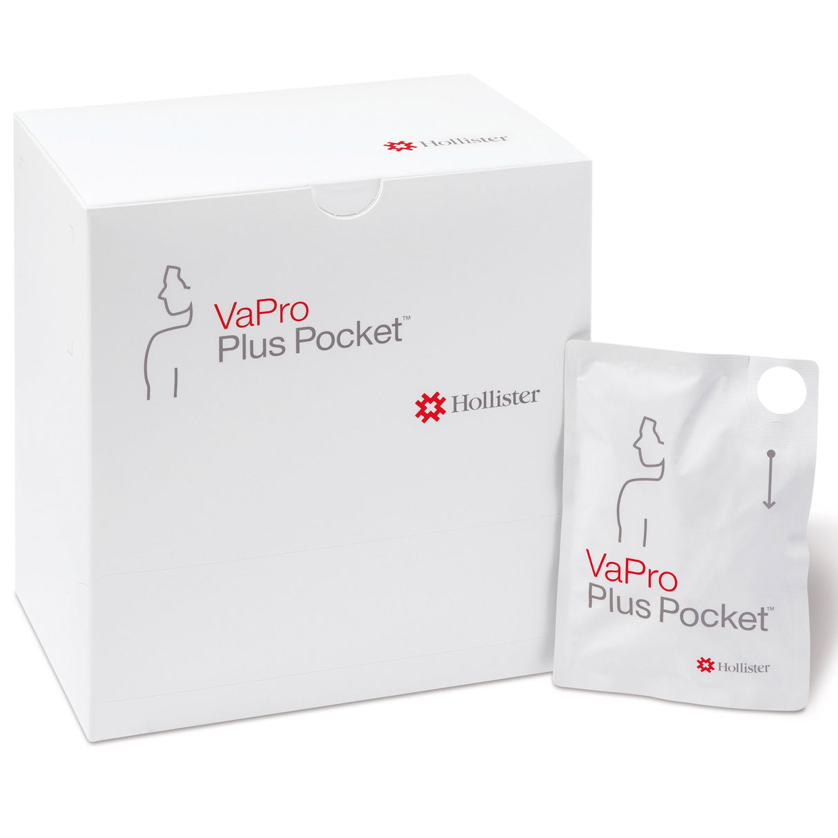 Urethral Catheter VaPro™ Plus TouchFree Straight Tip Hydrophilic Coated PVC 12 Fr. 8 Inch - BeHope