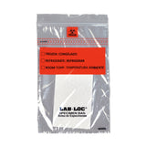 Specimen Transport Bag Lab-loc® Removable Biohazard Symbol Document Pouch Absorbent Pad - BeHope