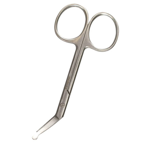 Ostomy Scissors Coloplast® 4 Inch Length Finger Ring Handle Curved Blunt Tip / Blunt Tip - BeHope