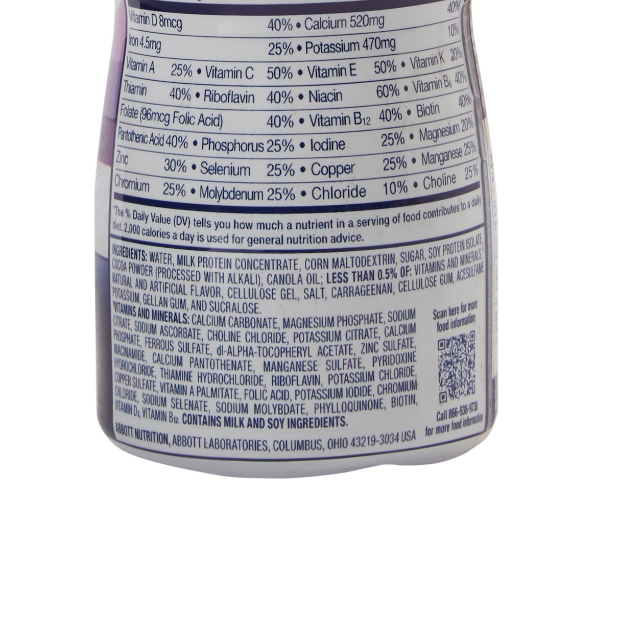 Oral Supplement Ensure® High Protein Therapeutic Nutrition Shake Chocolate Flavor Liquid 8 oz. Bottle - BeHope