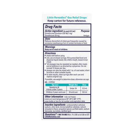 Little Remedies® Simethicone Infant Gas Relief Drops - BeHope