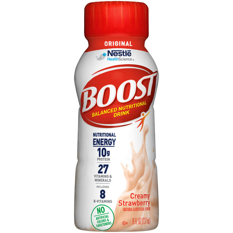 Oral Supplement Boost® Original Creamy Strawberry Flavor Liquid 8 oz. Bottle - BeHope