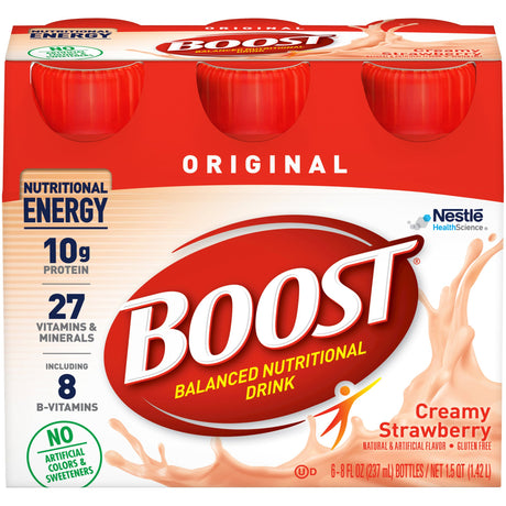 Oral Supplement Boost® Original Creamy Strawberry Flavor Liquid 8 oz. Bottle - BeHope