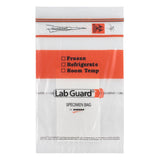Lab Guard® Specimen Transport Bag with Absorbent Pad Document Pouch EZ Open Biohazard - BeHope