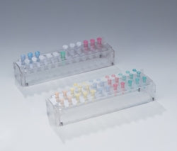 Microcentrifuge Microcentrifuge Tube Rack Stack Rack® 24 Place 1.5 to 2.0 mL Tube Size Clear 1-3/4 X 2-1/2 X 10-5/8 Inch - BeHope