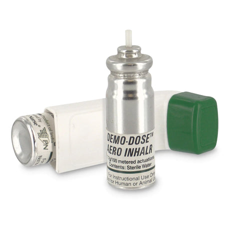 Clinical Training Medication Demo Dose® Aero Inhalr Liquid Inhaler 7.7 Gram / 200 Metered Actuations - BeHope