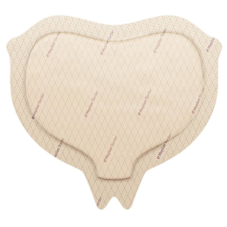 Foam Dressing Mepilex® Border Sacrum 6-1/3 X 7-9/10 Inch With Border Film Backing Silicone Adhesive Sacral Sterile - BeHope