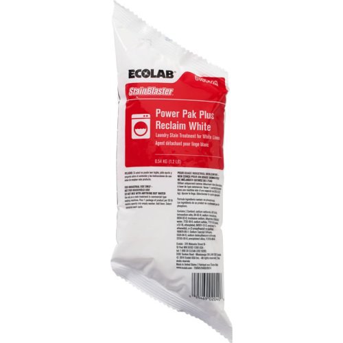 Laundry Stain Remover Ecolab® StainBlaster™ Power Pak Reclaim White 1.2 lbs. Bag Powder Floral Scent - BeHope