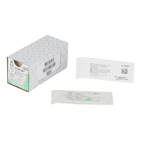 Nonabsorbable Monofilament Suture Ethilon™ Nylon Reverse Cutting Needle - BeHope