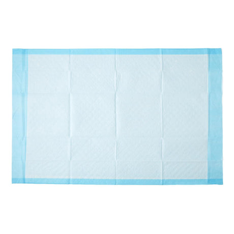Disposable Underpad Protection Plus® 23 X 36 Inch Fluff / Polymer Light Absorbency - BeHope