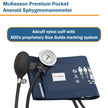 Aneroid Sphygmomanometer Unit McKesson Premium Adult Cuff Nylon Cuff 23 - 40 cm Pocket Aneroid - BeHope