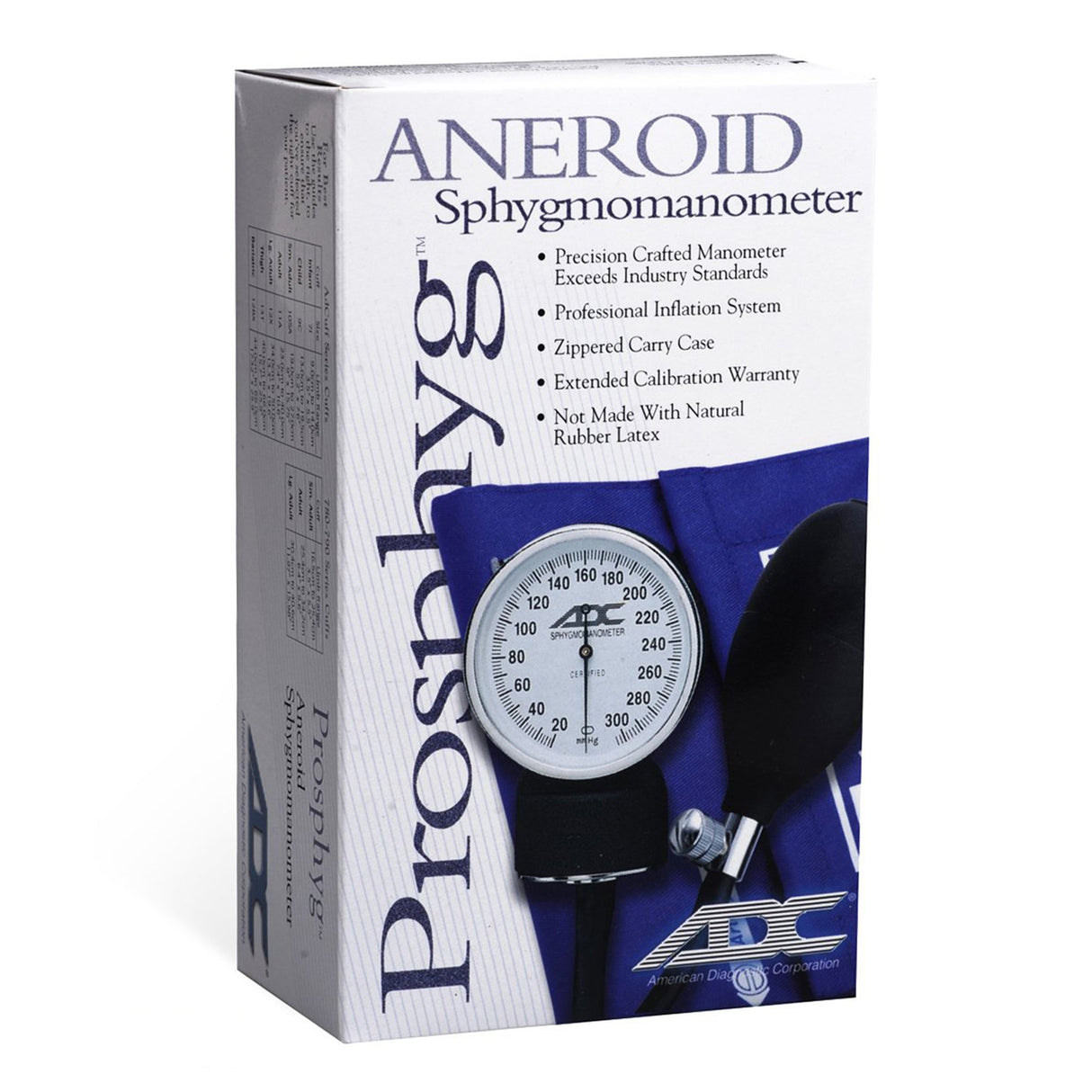 Aneroid Sphygmomanometer Unit Prosphyg™775 Series with Navy Blue Cuff - BeHope