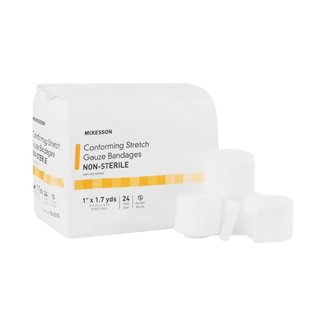 Conforming Bandage McKesson 1 Inch X 1-7/10 Yard NonSterile 24 per Pack - BeHope