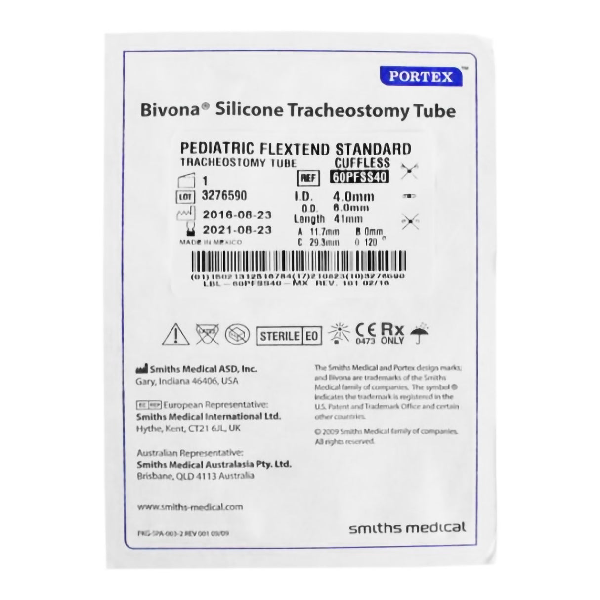 Uncuffed Tracheostomy Tube Bivona® FlexTend™ Pediatric for Enhanced Mobility - BeHope