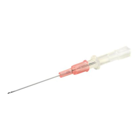 Peripheral IV Catheter Jelco® 22 Gauge 1 Inch FEP Polymer Straight Hub Non Blood Control Non-Safety - BeHope