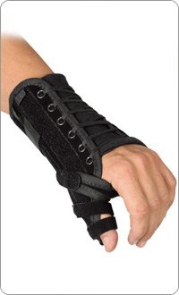 Thumb Support Breg® Right Hand Black One Size Fits Most - BeHope