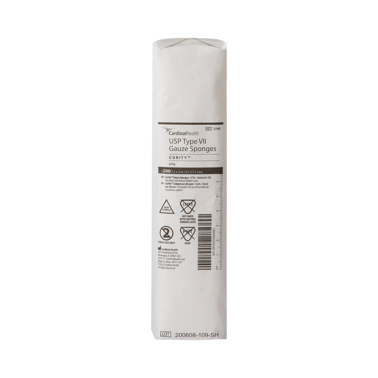 Gauze Sponge Curity™ Nonsterile for Wound Dressing and Cleaning - BeHope