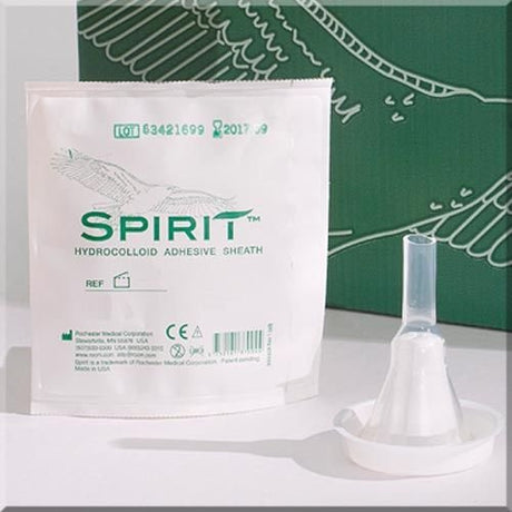 Male External Catheter Spirit™2 Self-Adhesive Band Hydrocolloid Silicone Intermediate - BeHope