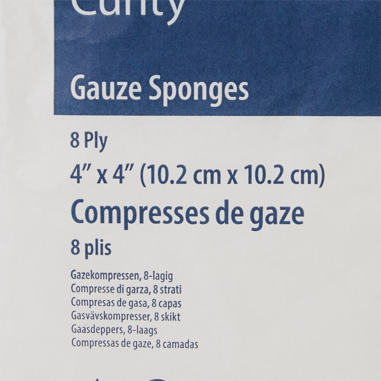 Gauze Sponge Curity™ Nonsterile for Wound Dressing and Cleaning - BeHope