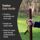 Walking Stick Brazos™ Free Form Wood 55 Inch Height Brown - BeHope