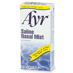 Saline Nasal Spray Ayr® Gentle Mist for Dry Irritated Passages - BeHope