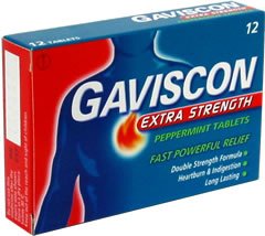 Pain Relief Gaviscon® 160 mg - 105 mg Strength Aluminum Hydroxide / Magnesium Carbonate Tablet 100 per Bottle - BeHope
