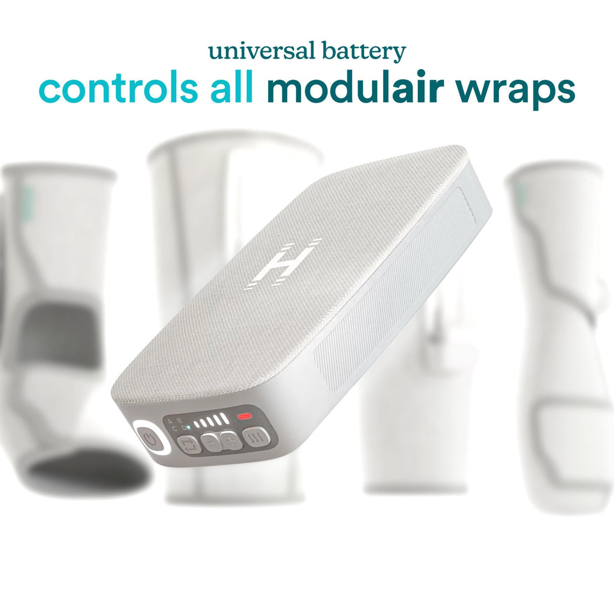 Calf Massager with Controller HoMedics® Modulair Compression Wrap 2.5 X 7.25 X 12.5 Inch - BeHope