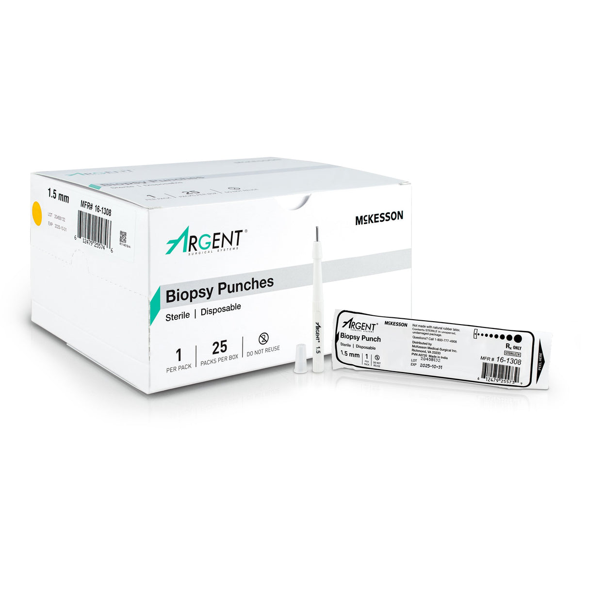 Biopsy Punch McKesson Argent™ Dermal 1.5 mm - BeHope