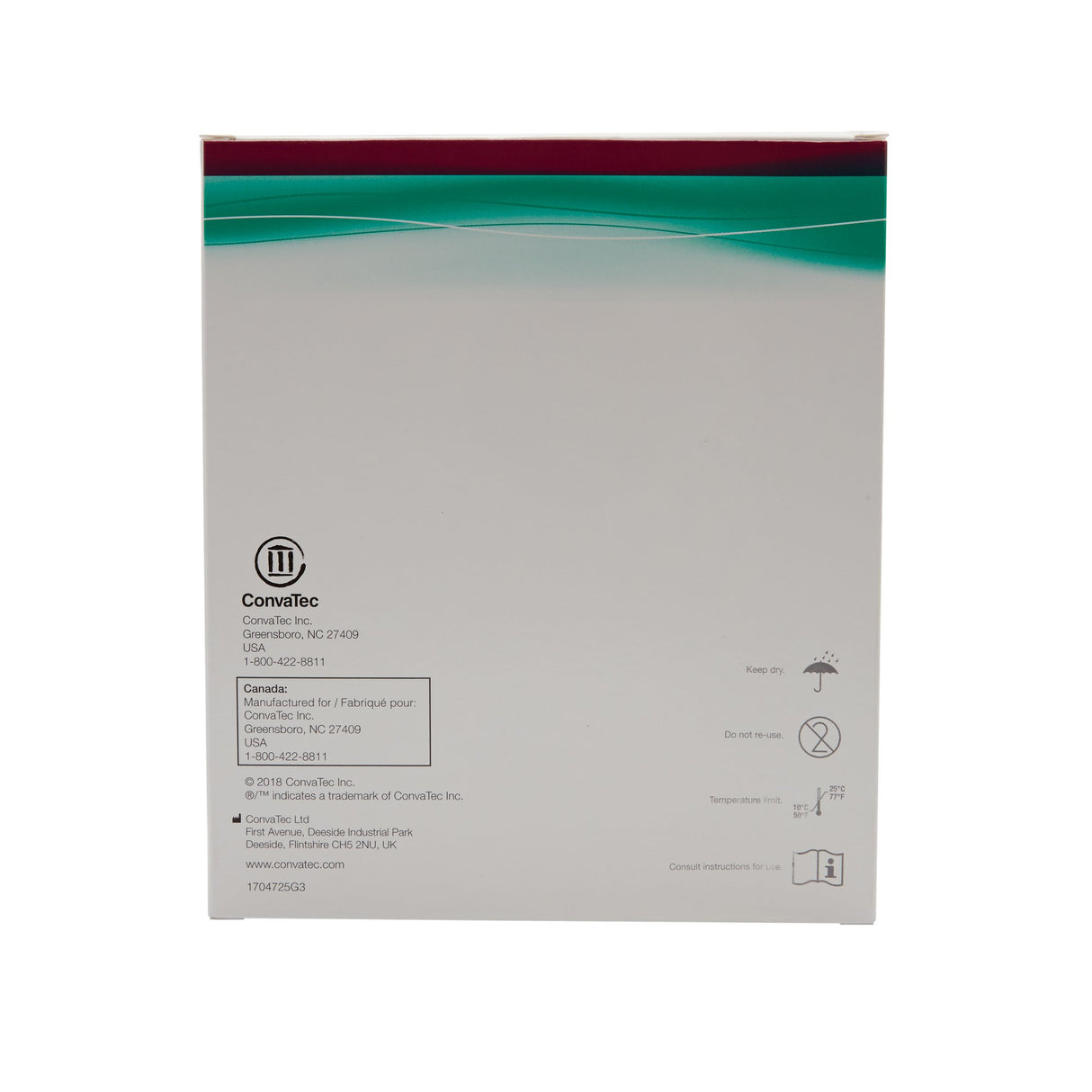 Hydrocolloid Dressing DuoDERM® CGF® Foam Backing 4 X 4 Inch Square Hydrocolloid - BeHope
