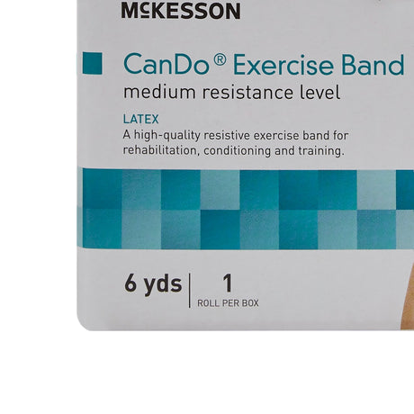 Exercise Resistance Band McKesson CanDo® Green 5 Inch X 6 Yard Medium Resistance - BeHope