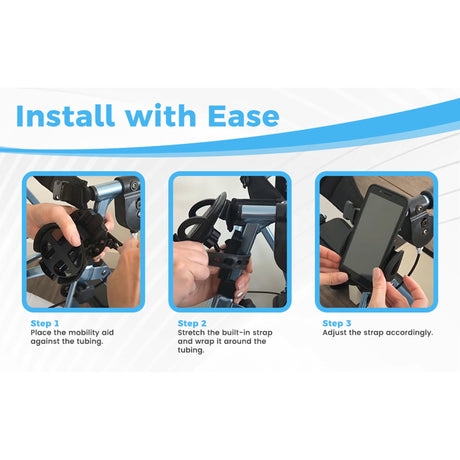Easy Mobility Walker / Wheelchair Mobility Combo Pack For Walker / Wheelchair - BeHope