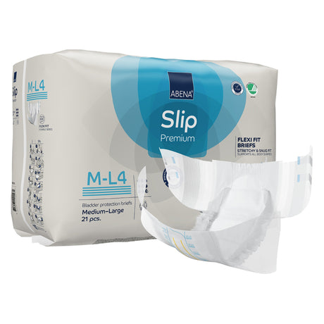 Unisex Adult Incontinence Brief Abena Slip Flexi Fit Medium / Large Disposable Heavy Absorbency - BeHope