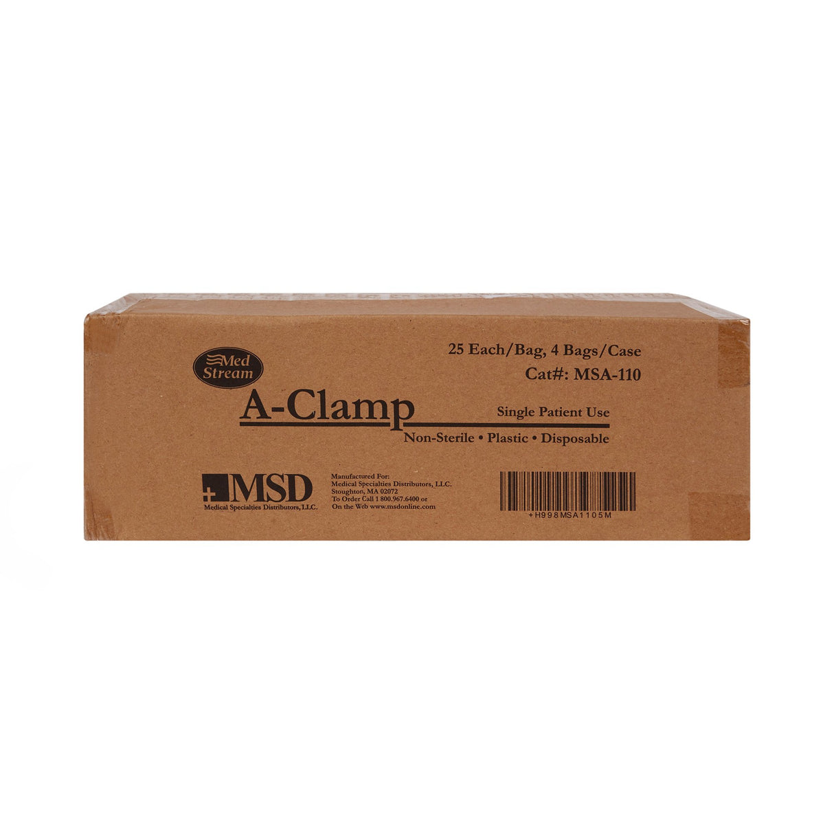 Tubing Clamp McKesson 4-7/8 Inch Length Plastic - BeHope