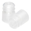 McKesson Tube Closure Polyethylene Flanged Plug Cap Natural 12 mm 12 mm Test Tubes, Centrifuge Tubes, Round Cuvettes NonSterile - BeHope