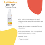 Skin Barrier Spray Skin-Prep Disiloxane / Hexamethyl Pump Bottle NonSterile