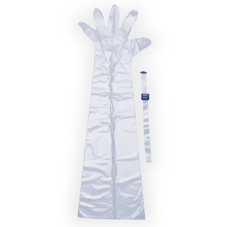 IV Site Barrier Protector AquaGuard Glove® Shower Sleeve 34 Inch Length NonSterile - BeHope