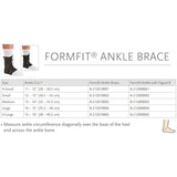 Ankle Brace with Figure 8 Ossur FormFit Medium Lace-Up / Figure-8 Strap Foot