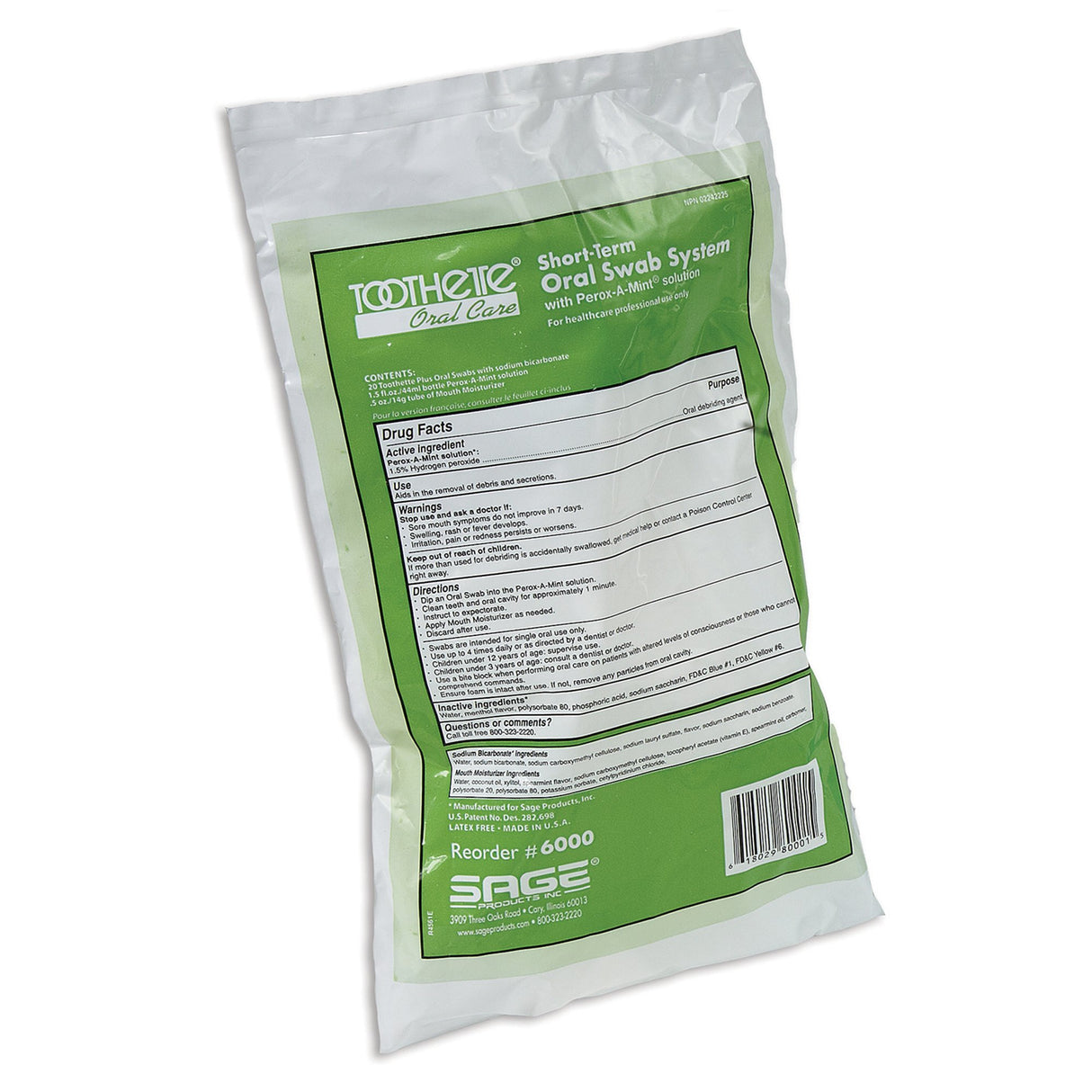 Oral Swab Kit Toothette® NonSterile