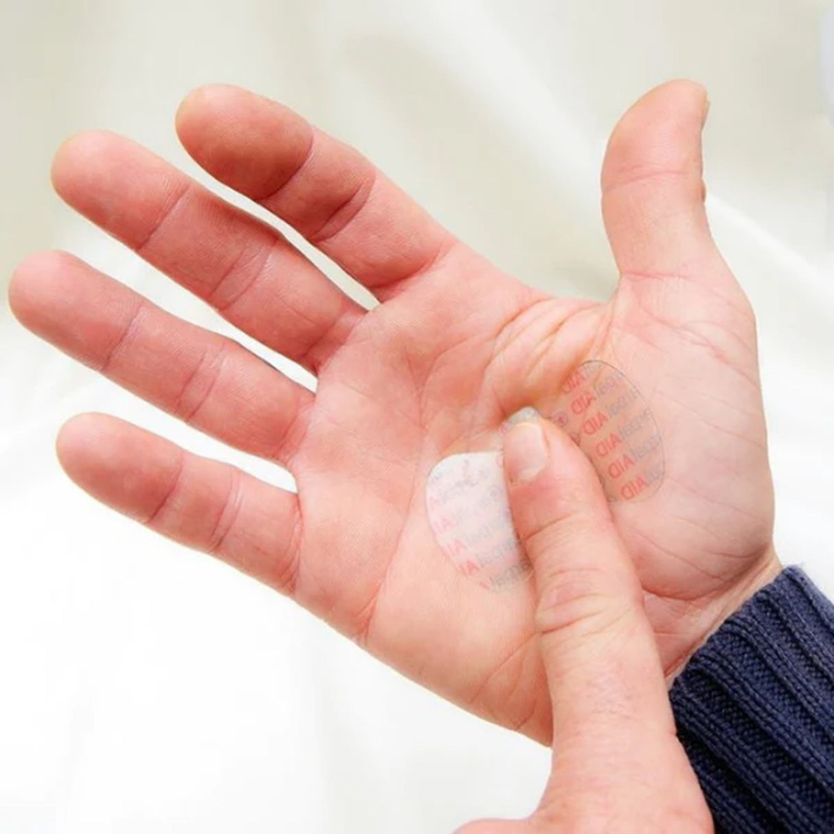 Hand-Based Carpal Tunnel Support Carpal AID® Patch Plastic Left or Right Hand Clear Large - BeHope