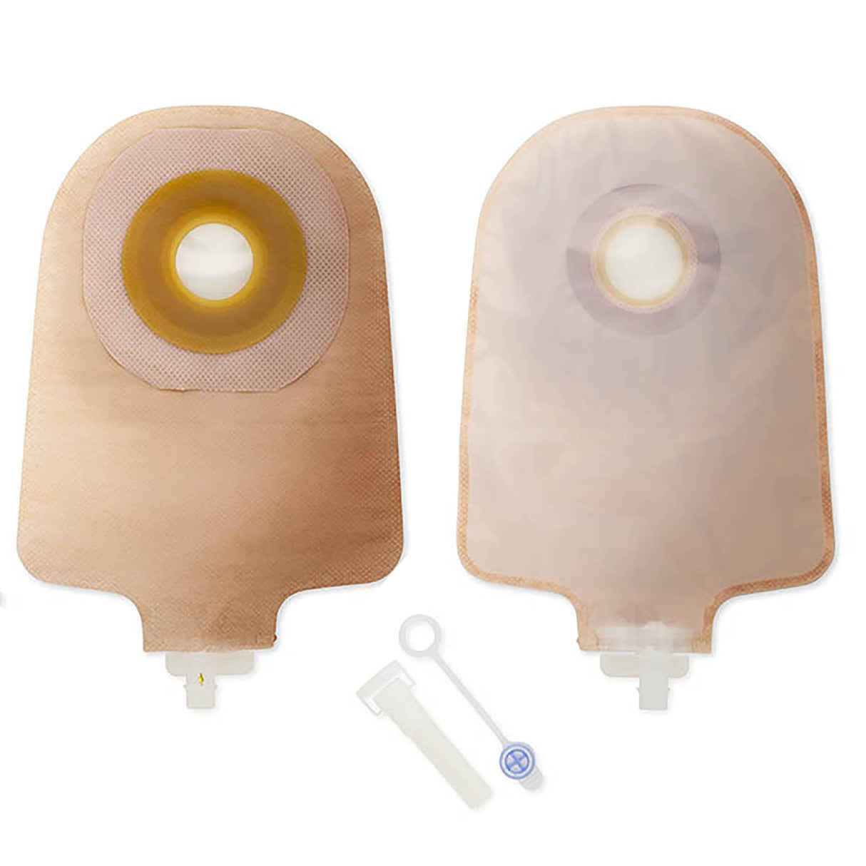 Urostomy Pouch Premier™ One-Piece System 9 Inch Length Flat, Trim to Fit Up to 2-1/2 Inch Stoma Drainable - BeHope